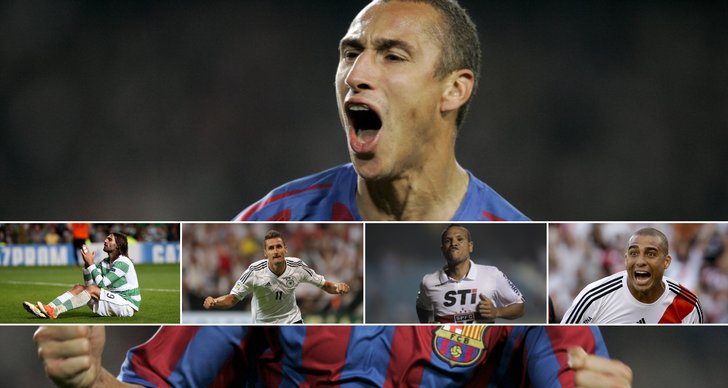FC Barcelona, Henrik Larsson, Miroslav Klose, Didier Drogba, Raúl, Luis Fabiano